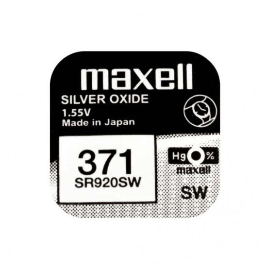 Buttoncell Maxell 371-370 SR920SW Τεμ. 1 45794