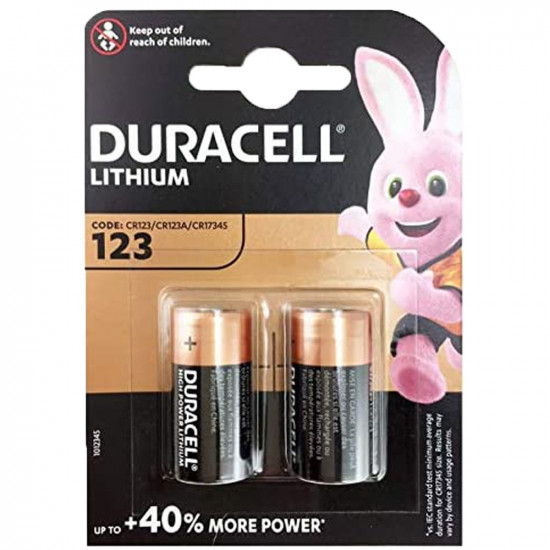 Μπαταρία Lithium Ultra Photo Duracell CR123A 3V Τεμ. 2 28603