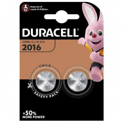 Buttoncell Lithium Coin Duracell  CR2016 3V Τεμ. 2 46034