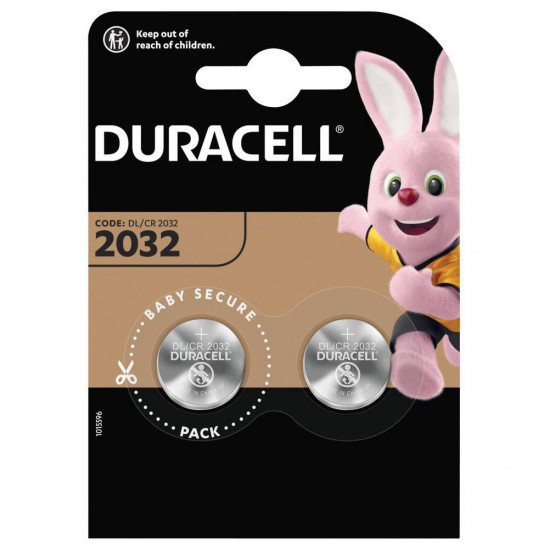 Buttoncell Duracell CR2032 Τεμ. 2 23787