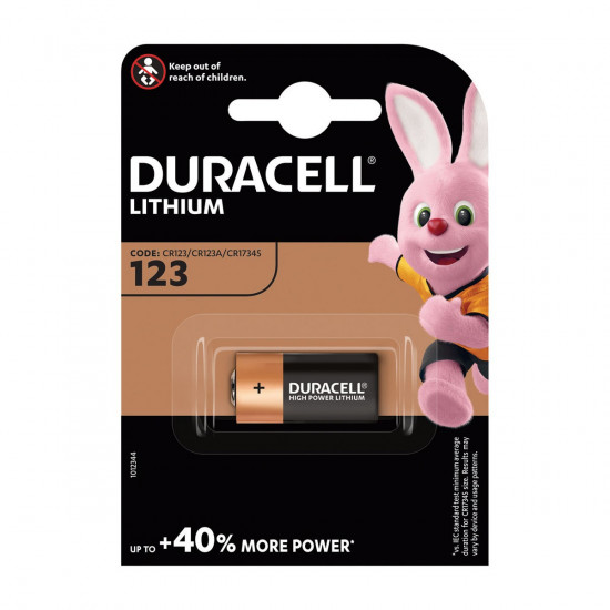 Μπαταρία Lithium Ultra Photo Duracell CR123A 3V Τεμ. 1 12328