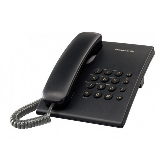 Σταθερό Ψηφιακό Τηλέφωνο Panasonic KX-TS500EXB Μαύρο 24645