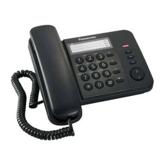 Σταθερό Ψηφιακό Τηλέφωνο Panasonic KX-TS520EX2B Μαύρο 19528