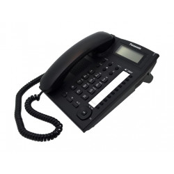 Σταθερό Ψηφιακό Τηλέφωνο Panasonic KX-TS880EXB Μαύρο Υποδοχή Hands Free 2.5mm 27424