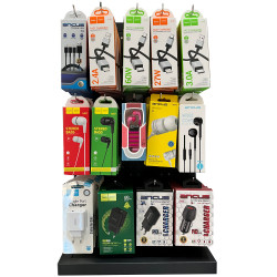 Stand με Αξεσουάρ Universal Hands Free, Φορτιστές, Καλώδια Σύνδεσης 120 Τεμαχίων 51102