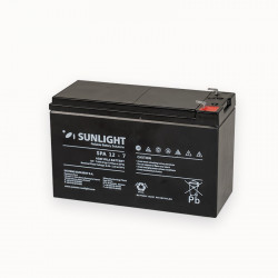 Μπαταρία Sunlight VRLA AGM (12V 7Ah) 1.95 kg 151mm x 65mm x 94mm με Λεπτους Πόλους 38087