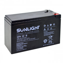 Μπαταρία Sunlight VRLA AGM (12V 9Ah) 2.6kg 93mm x 65mm x 150mm 38089
