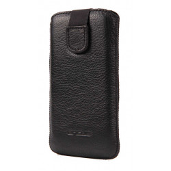 Θήκη Protect Ancus για Apple iPhone SE 5 5S 5C Nokia 105 TA-1174 και Huawei Y360 Δέρμα Μαύρη 02414