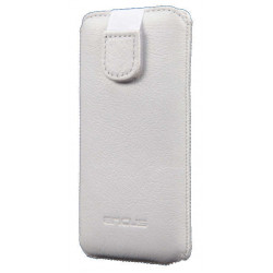 Θήκη Protect Ancus για Apple iPhone SE/5/5S/5C Old Leather Λευκή 02419