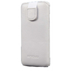 Θήκη Protect Ancus για Apple iPhone 6 6S Maxcom MM917 και LG Spirit Old Leather Λευκή 02420