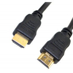 Καλώδιο σύνδεσης Jasper HDMI 1.4 A Αρσενικό σε A Αρσενικό Gold Plated CCS 1m Μαύρο 08768