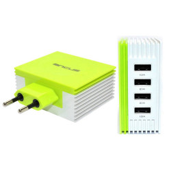 Φορτιστής Ταξιδίου Ancus Multi Charger 4 Usb 4.2A Λευκό - Πράσινο 14779