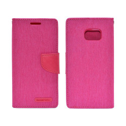 Θήκη Book Goospery Canvas Diary for Samsung SM-G930F Galaxy S7 Ρόζ by Mercury 16554