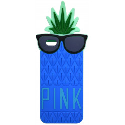 Θήκη Σιλικόνης Ancus Pineapple για Apple iPhone 6 Plus/6S Plus Μπλέ 17666