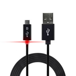 Καλώδιο σύνδεσης Ancus Smart LED USB σε Micro USB με Ενισχυμένες Επαφές Μαύρο 1.2m 19480