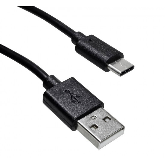 Καλώδιο σύνδεσης Jasper USB-C 2.1Α Μαύρο 1.5m 20911