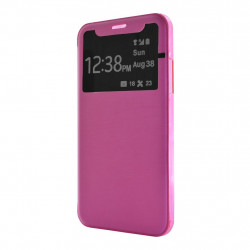 Θήκη Book Ancus S-View Elegance για Apple iPhone X / XS Φούξια 21601
