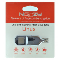 USB 2.0 Noozy Linus Fingerprint Flash Drive 32GB 22541