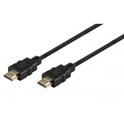 Καλώδιο σύνδεσης Jasper HDMI 1.4 A Αρσενικό σε A Αρσενικό Gold Plated CCS 5m Μαύρο 24255