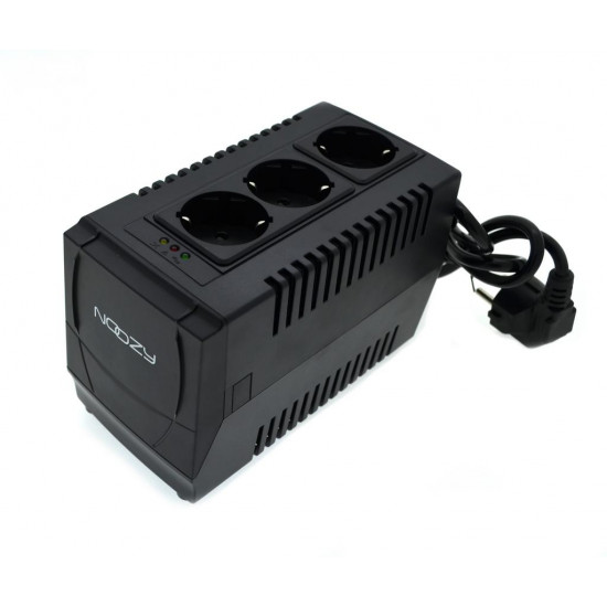 Αυτόματος Σταθεροποιητής Τάσης Ρεύματος Noozy 1500VA 750W με Προστασία Υπερθέρμανσης 24944