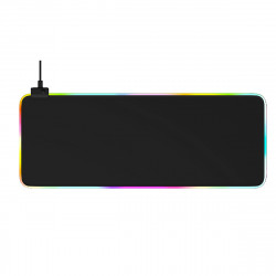 Mousepad iMICE GMS-WT5 με RGB LED περιμετρικό φωτισμό 800x300mm Μαύρο 27782