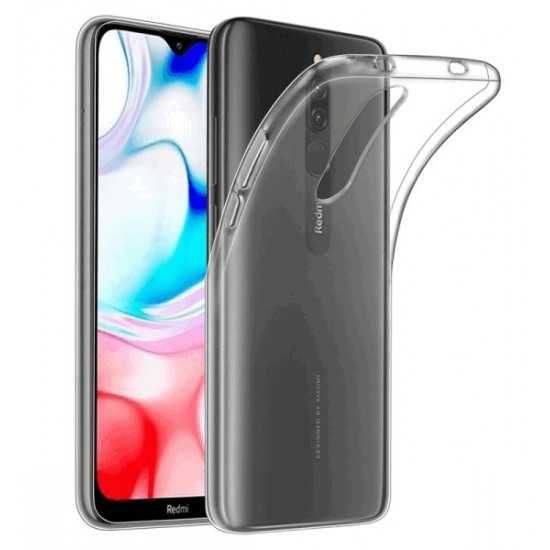Θήκη TPU Ancus για Xiaomi Redmi 8/8A Διάφανη 28218