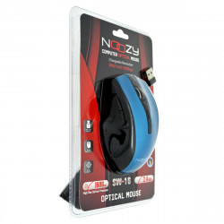 Ασύρματο Ποντίκι Noozy SW-16 USB 6D 2.4GHz με 6 Πλήκτρα και 1600DPI Μαύρο-Μπλε 28722