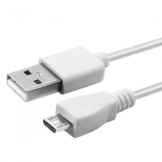 Καλώδιο σύνδεσης Ancus HiConnect USB σε Micro-USB 1A Λευκό 0.60m με Μαύρο Βελούδινο Πουγκί Αποθήκευσης Συσκευών 30596