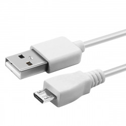 Καλώδιο σύνδεσης Ancus HiConnect USB σε Micro-USB 1A Λευκό 0.60m με Μπλε Βελούδινο Πουγκί Αποθήκευσης Συσκευών 30597