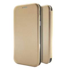 Θήκη Book Ancus Magnetic Curve για Xiaomi Mi 10 Ultra TPU Χρυσαφί 31158