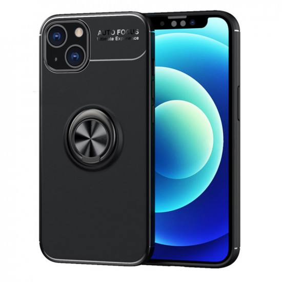 Θήκη Ancus AutoFocus Shock Proof με Ring Holder για Apple iPhone 13 mini Μαύρο 33098