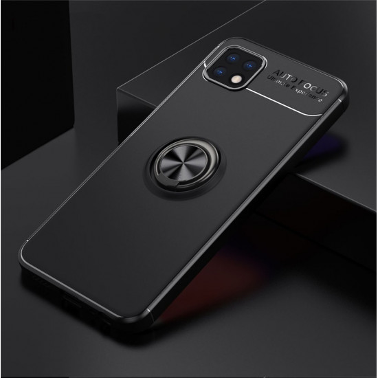 Θήκη Ancus AutoFocus Shock Proof με Ring Holder για Samsung SM-A226 Galaxy A22 5G Μαύρη 33104
