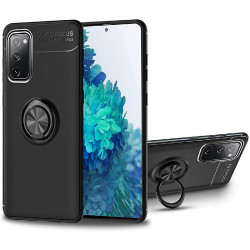 Θήκη Ancus AutoFocus Shock Proof με Ring Holder για Samsung A02 A022F A02s A025F Μαύρη 33106