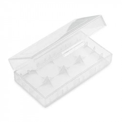 Κουτί Αποθήκευσης Μπαταριών Efest H2  για αποθήκευση έως 2 μπαταριών 18650 Λευκό 36201