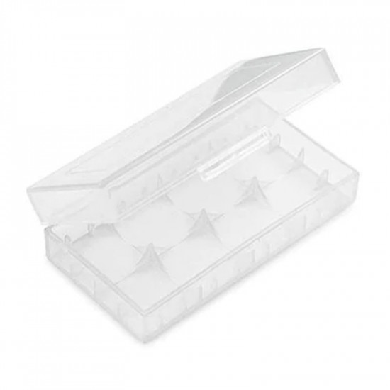 Κουτί Αποθήκευσης Μπαταριών Efest H2  για αποθήκευση έως 2 μπαταριών 18650 Λευκό 36201