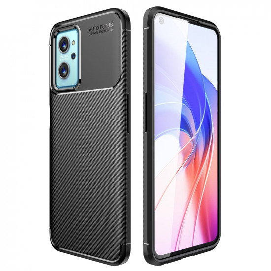 Θήκη Ancus AutoFocus Carbon Fiber για Realme 9i Μαύρη 36462