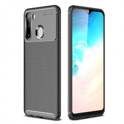 Θήκη Ancus AutoFocus Carbon Fiber για Samsung SM-A215F Galaxy A21 Μαύρη 36463