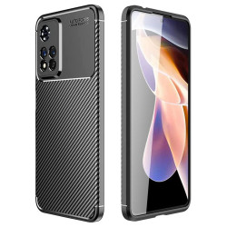 Θήκη Ancus AutoFocus Carbon Fiber για Xiaomi Note 11 Pro+ 5G Μαύρη 36490