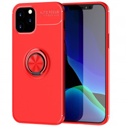 Θήκη Ancus Autofocus Shockproof με Ring Holder για Apple iPhone 12 / iPhone 12 Pro Κόκκινη 36538