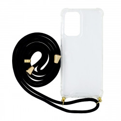 Θήκη Ancus Crossbody για Samsung SM-A336B Galaxy A33 5G Διάφανη με Κορδόνι Μαύρο 36543