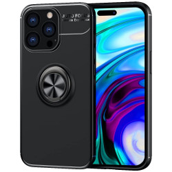 Θήκη Ancus AutoFocus Shockproof με Ring Holder για Apple iPhone 14 Pro Μαύρη 37968