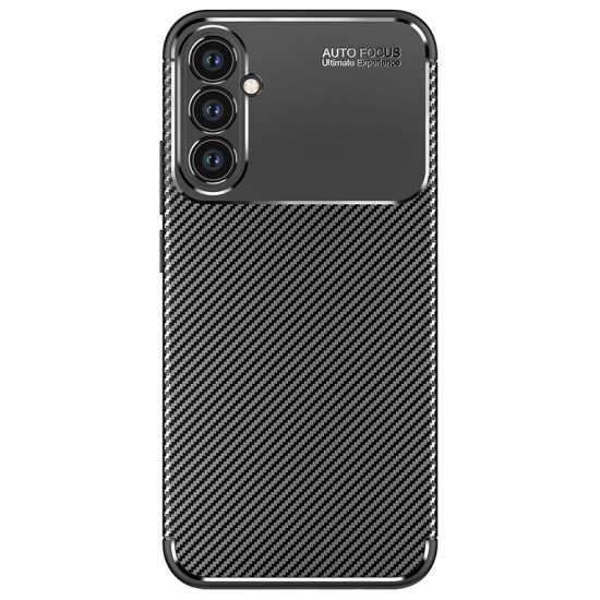 Θήκη Ancus AutoFocus Carbon Fiber για Samsung SM-A346 Galaxy A34 5G Μαύρη 38633