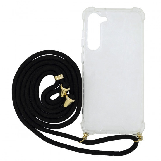 Θήκη Ancus Crossbody για Samsung SM-S916B Galaxy S23+ 5G με Κορδόνι Μαύρο 38980