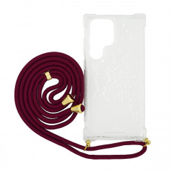 Θήκη Ancus Crossbody για Samsung SM-S918B Galaxy S23 Ultra 5G με Κορδόνι Μπορντώ 38984