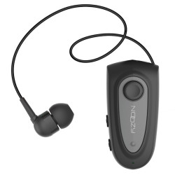 Bluetooth Hands Free Noozy Roller BH67 Bluetooth V.5.3 με Δόνηση Multi Pairing Γκρι 39007