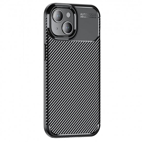 Θήκη Ancus AutoFocus Carbon Fiber για Apple iPhone 15 Plus Μαύρη 39689