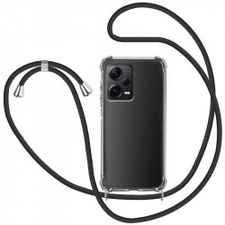 Θήκη Ancus Crossbody για Xiaomi Redmi Note 12 Pro+ με Κορδόνι Μαύρο 39713