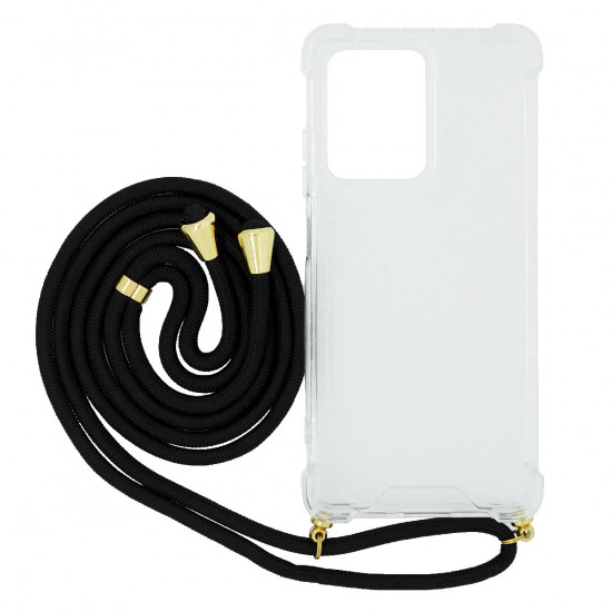 Θήκη Ancus Crossbody για Xiaomi Redmi Note 12 Pro+ με Κορδόνι Μπορντώ 39938