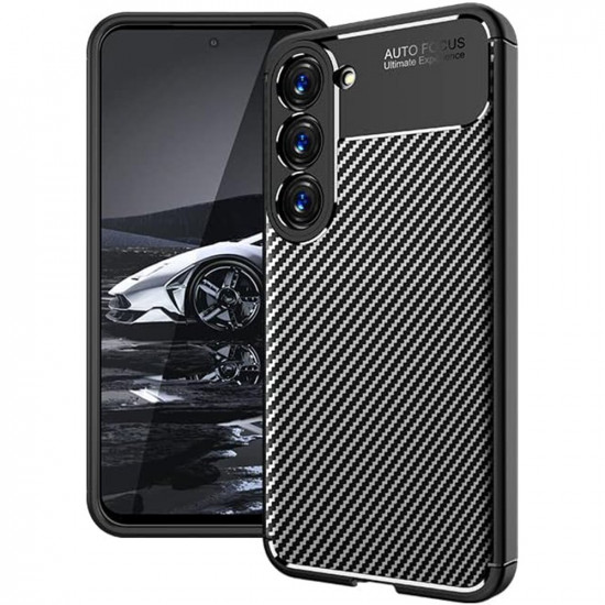 Θήκη Ancus AutoFocus Carbon Fiber για Samsung SM-S911B Galaxy S23 5G Μαύρη 40099