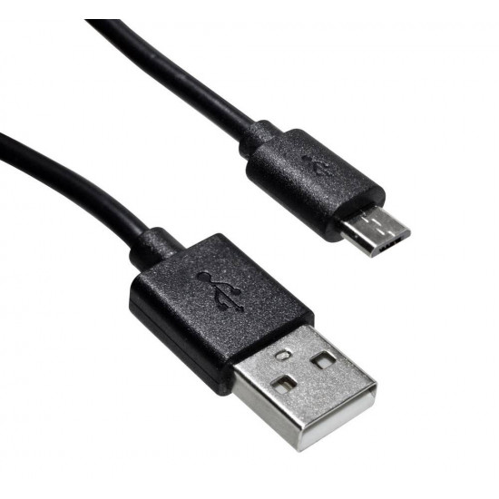 Καλώδιο σύνδεσης Ancus USB AM σε Micro USB B Μαύρο 1m 40678